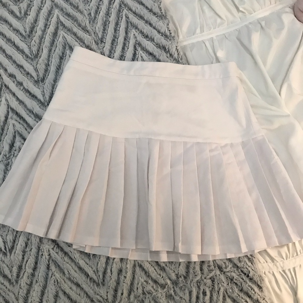 White Tennis Skirt